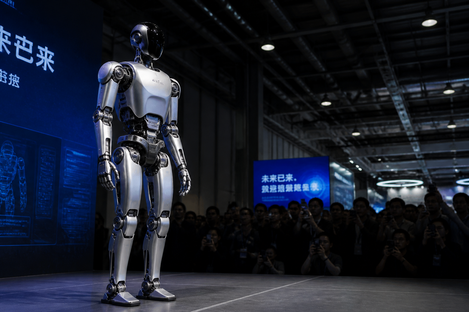 Robots humanoïdes — Ils marchent, dansent, soudent. Et le briefing est en chinois.