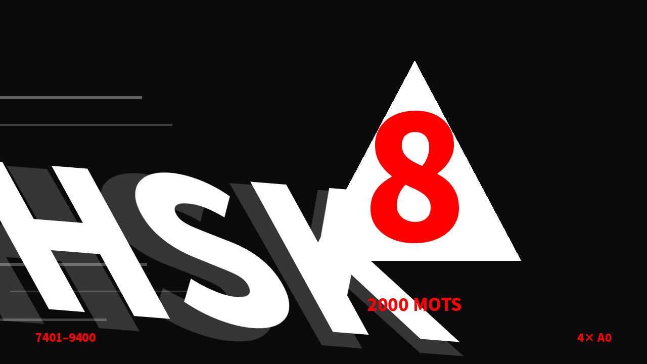 Poster HSK